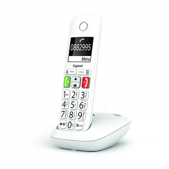Teléfono inalámbrico Dect Gigaset E290, blanco